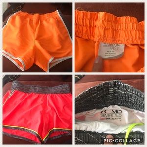 Under armour and Danskin Running Shorts medium